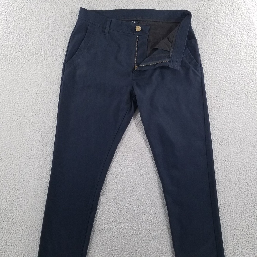 Walter Sky Pants 32 Navy WS-B01 Performance Chino Everyday Casual Dress Active